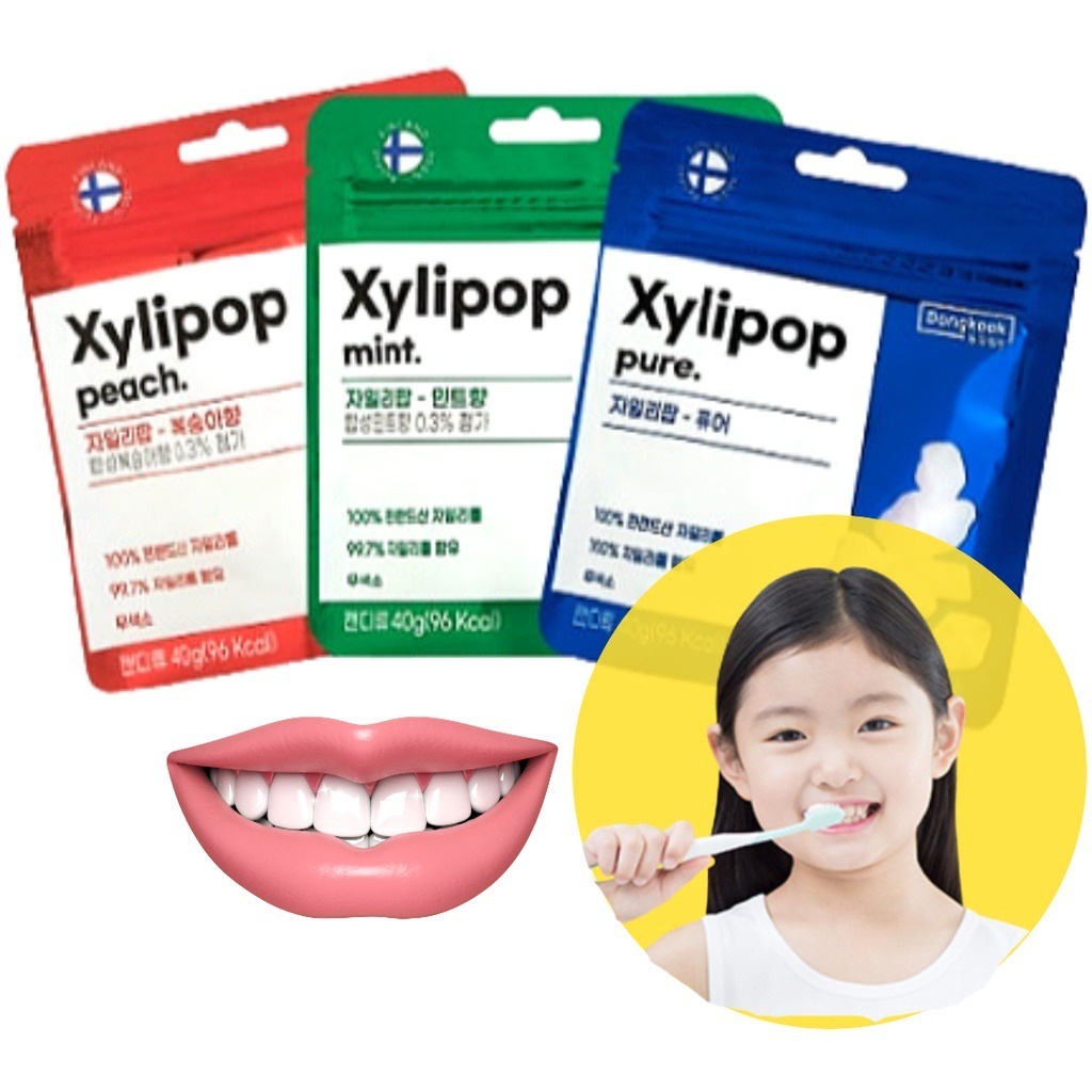 Korean Kids Oral Care] Made in Korea / Xylipop 40g / Oral care candy /Xylitol/ from korea