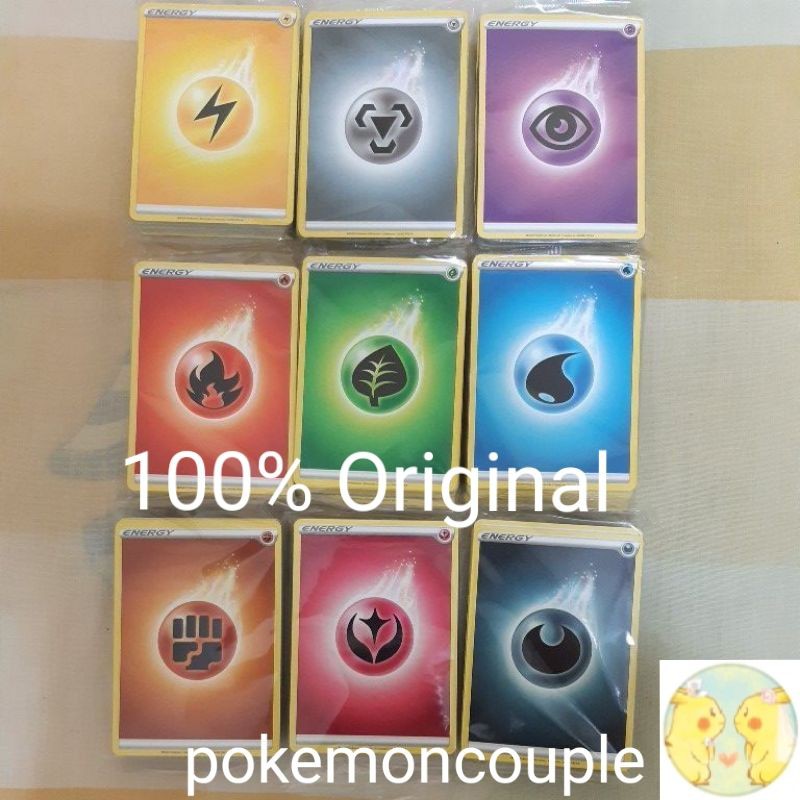 Pokemon Card TCG Energy pack from Hidden Fates / Champion Path Elite Trainer box ETB (45