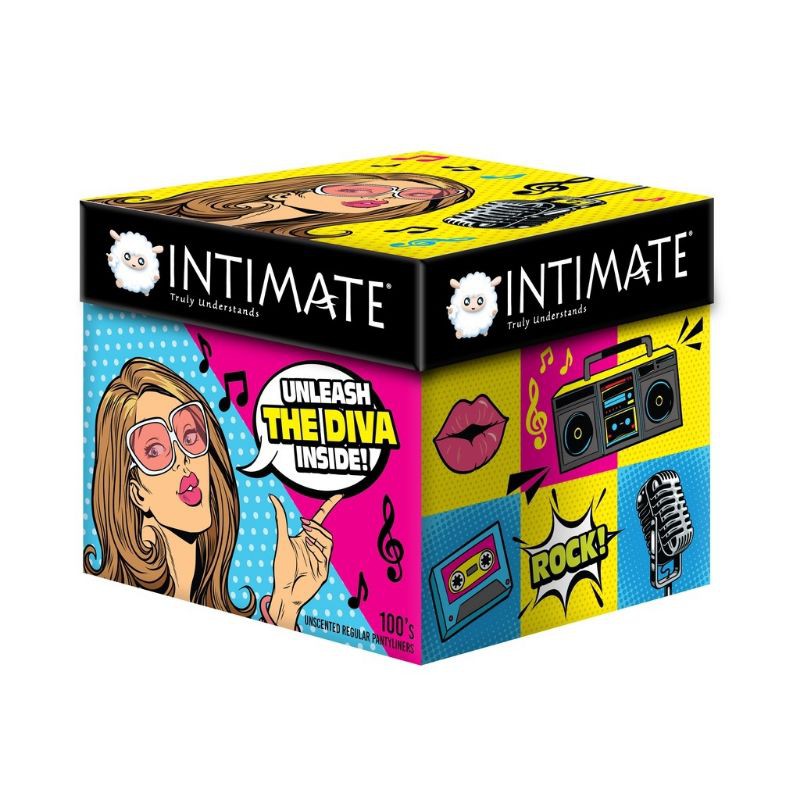 Intimate Regular Box Unscented Pantyliner 100's Shopee Malaysia