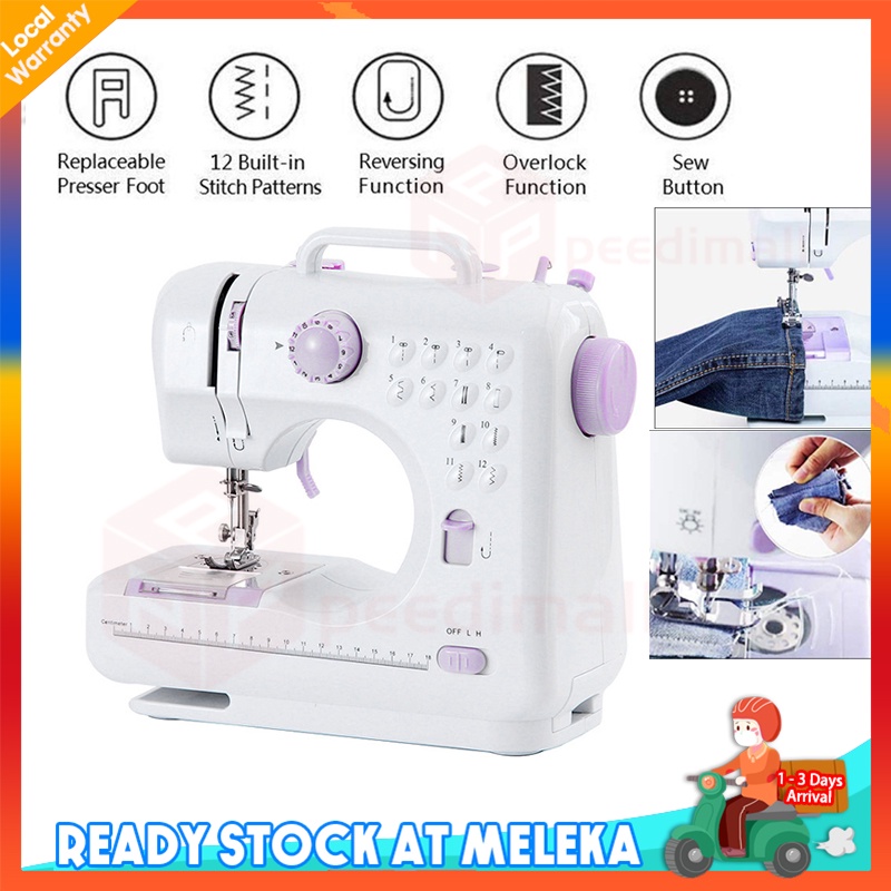 【Local Ready Stock】Mini Portable Sewing Machine Upgraded FHSM 505A Pro