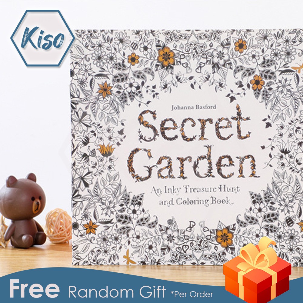 Secret Garden Kid Adult Student Release Stress Coloring Book Shopee