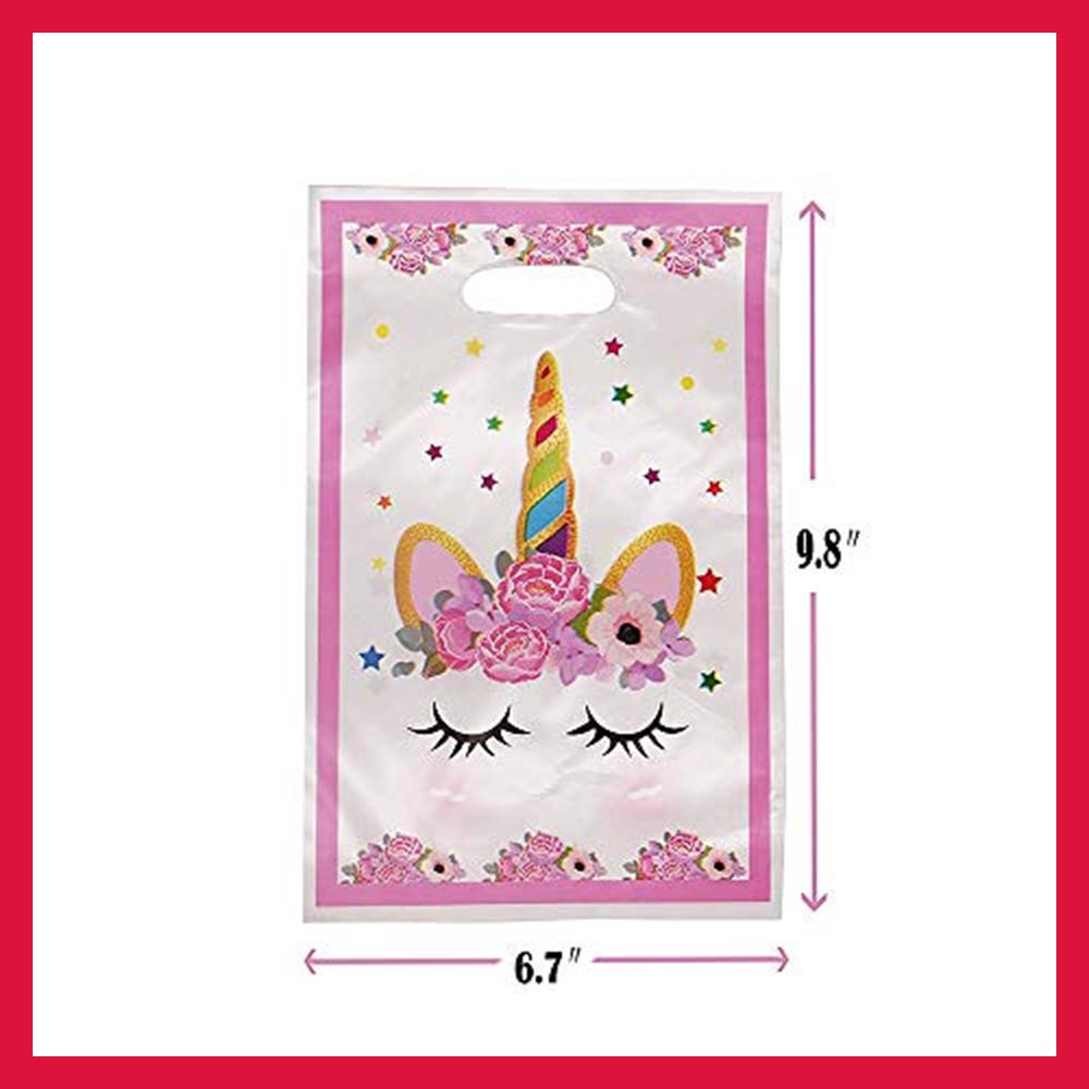 50 Pack Unicorn Favor Bags Treat gifts bags For Kids Birthday Party Theme Supplies Shopee Malaysia