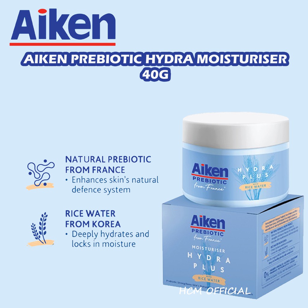 AIKEN PREBIOTIC HYDRA MOISTURISER 40G Shopee Malaysia