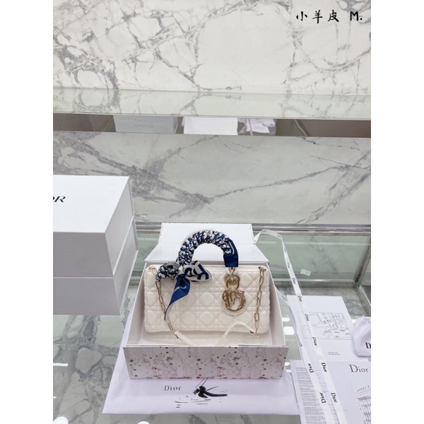 Lady Handbag. Original Quality Bag. D1OR LADY DJOY BAG. Latte Cannage