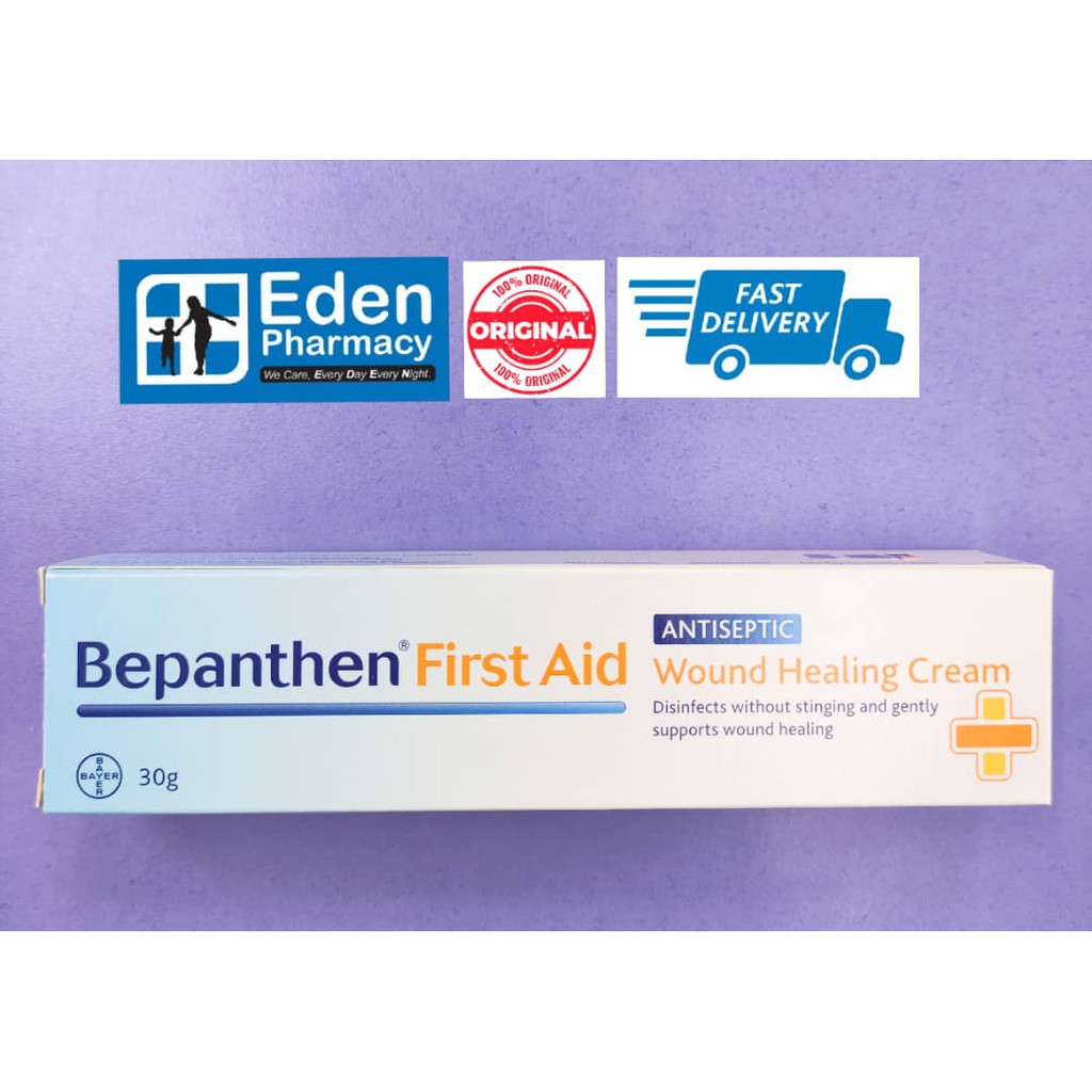 Bayer Bepanthen First Aid wound healing cream antiseptic ( 30g