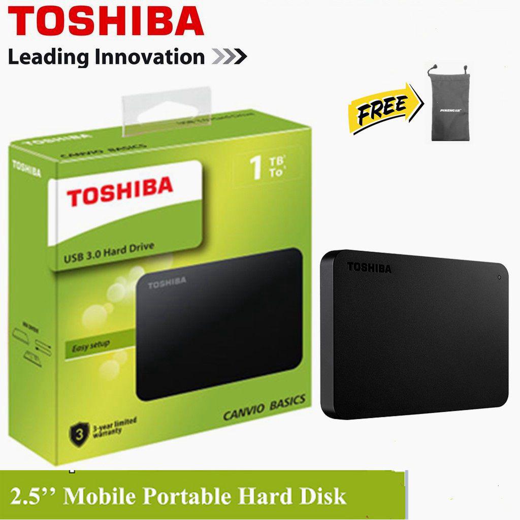 Toshiba Canvio Basics 1TB 2TB Portable USB 3.0 External