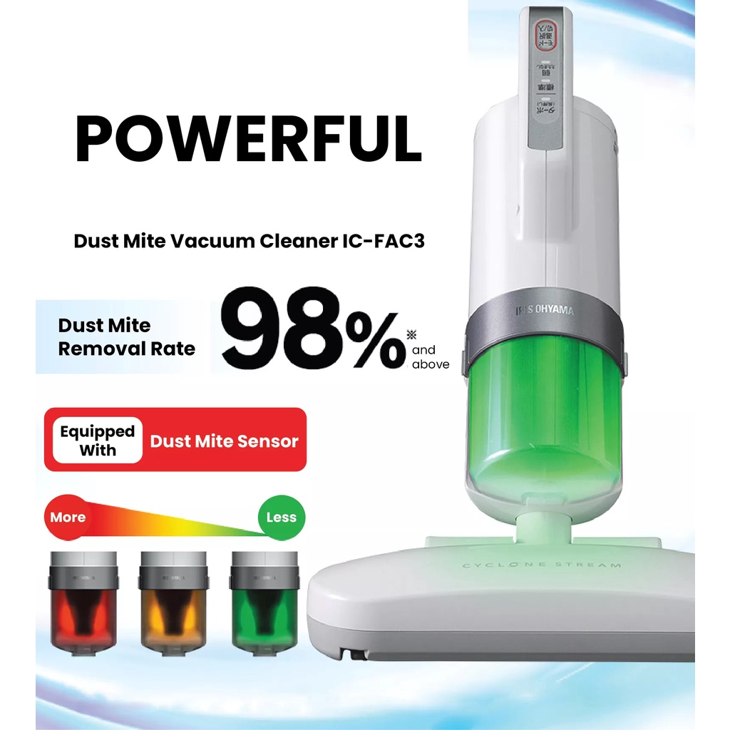 IRIS OHYAMA ICFAC2C Ultralight Dust Mites Terminator Mattress And