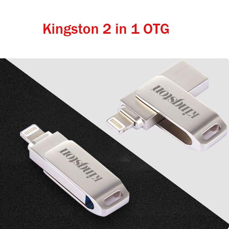 Kingston Usb Flash Drive Otg 2 in 1 Pen Drive For iOS iPhone External
