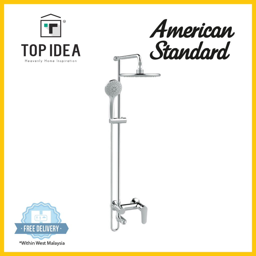 American Standard Simplica Exposed 3Way Rainshower System Exposed