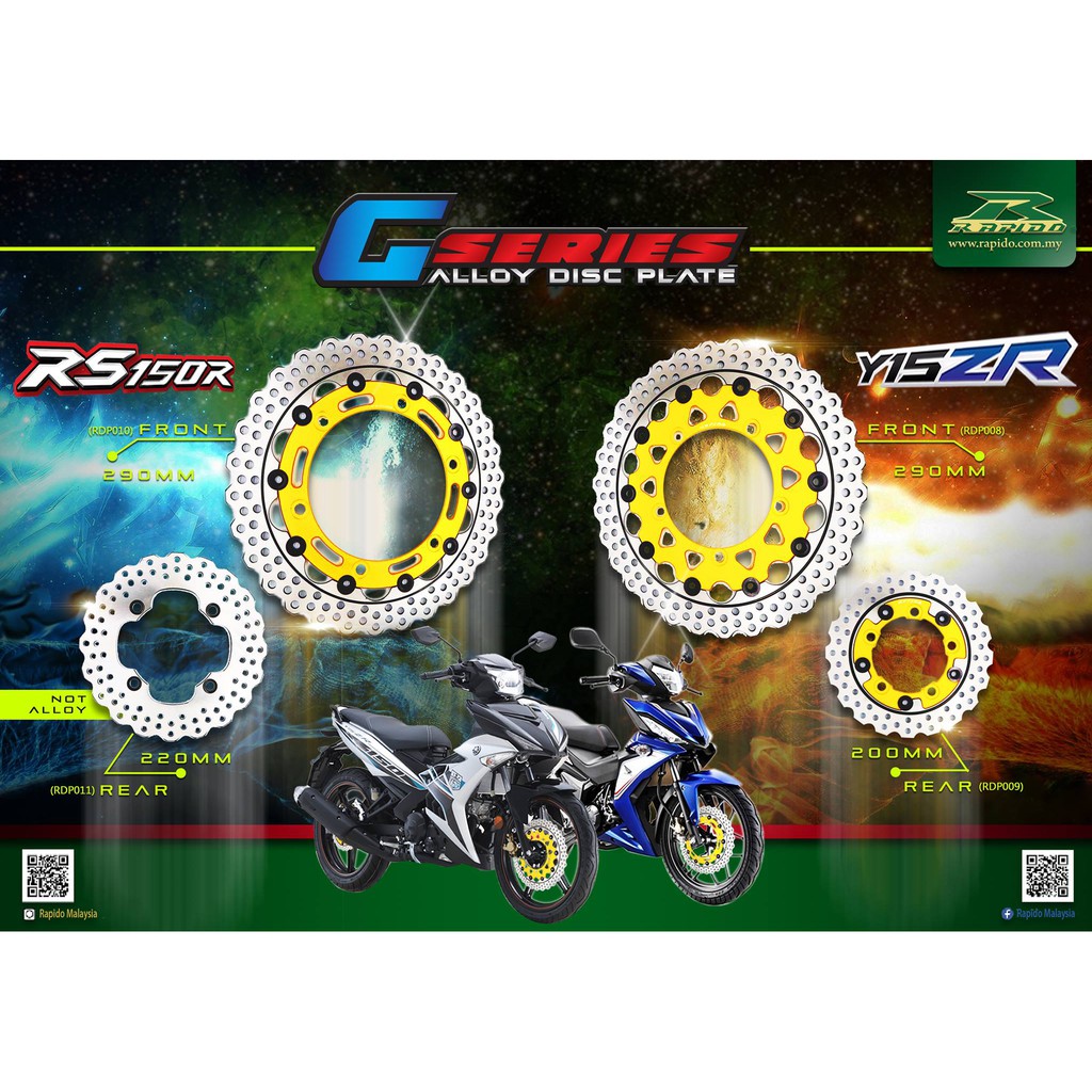 honda rs150r vs y15zr