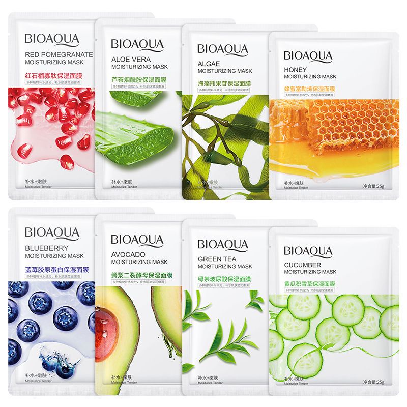 Bioaqua Moisturizing Mask Facial Mask with Natural Essence Shopee