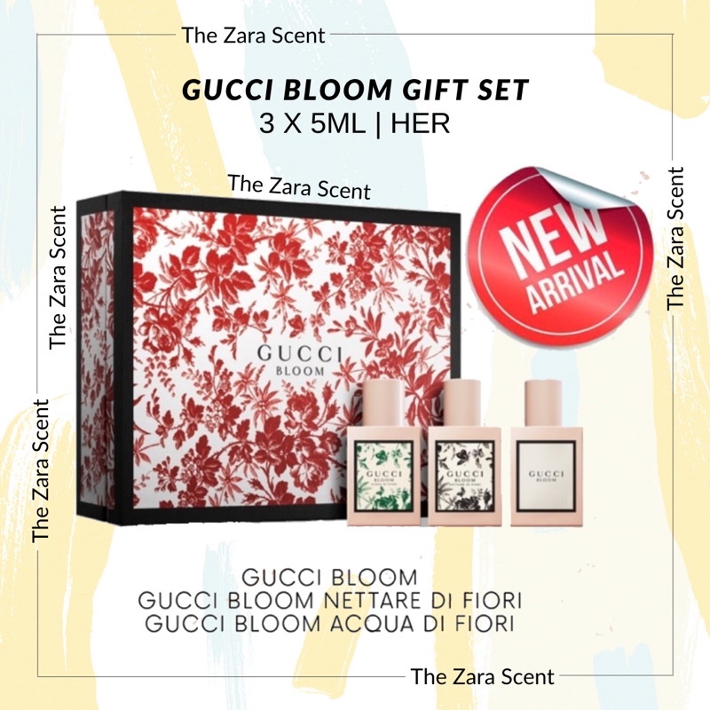 GUCCI BLOOM GIFT SET (3 x 5ML / WOMEN) Shopee Malaysia