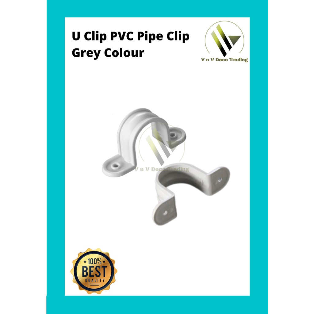 PVC pipe U Clip 15mm 20mm 25mm /Klip paip Shopee Malaysia