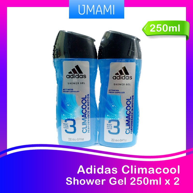 Adidas Climacool 3in1 Body, Hair and Face Shower Gel for Men
