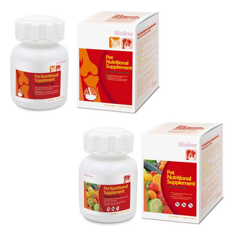 Bioline Pet Nutritional Supplement Goat Milk Calcium 160 Tablet