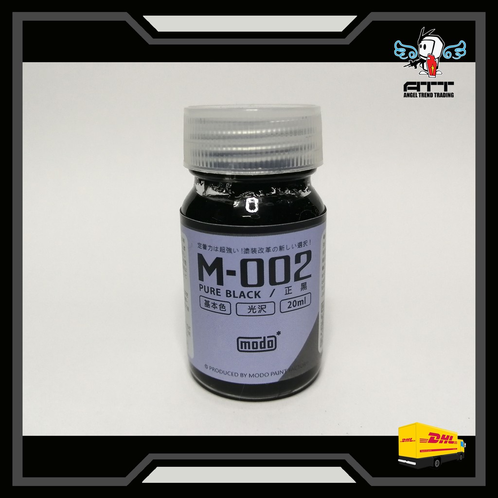 MODO M002 PURE BLACK 18ML (Gunpla Gundam Paint Lacquer Model Kit Tools