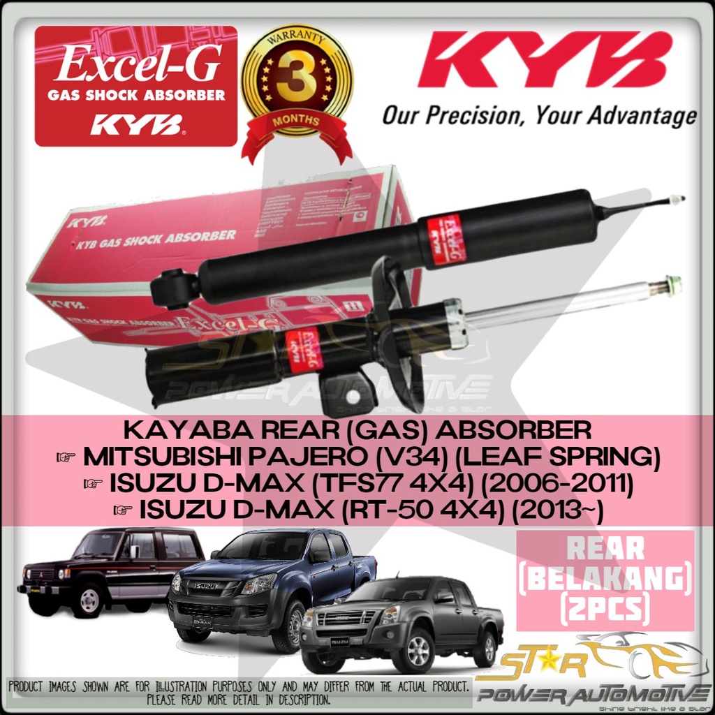 KAYABA KYB EXCEL G Mitsubishi Pajero V34 / Isuzu DMAX TFS77 / Dmax RT