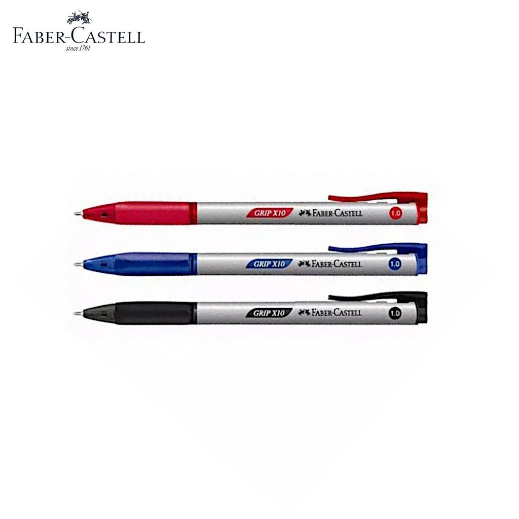 FABER CASTELL GRIP X10 BALL PEN 1.0 (PCS) Shopee Malaysia