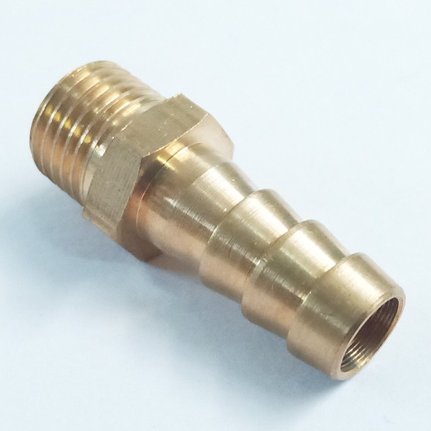 Brass Fitting Hose Tail Barb 3/8" Tube X 1/4" Male Thread Shopee Malaysia