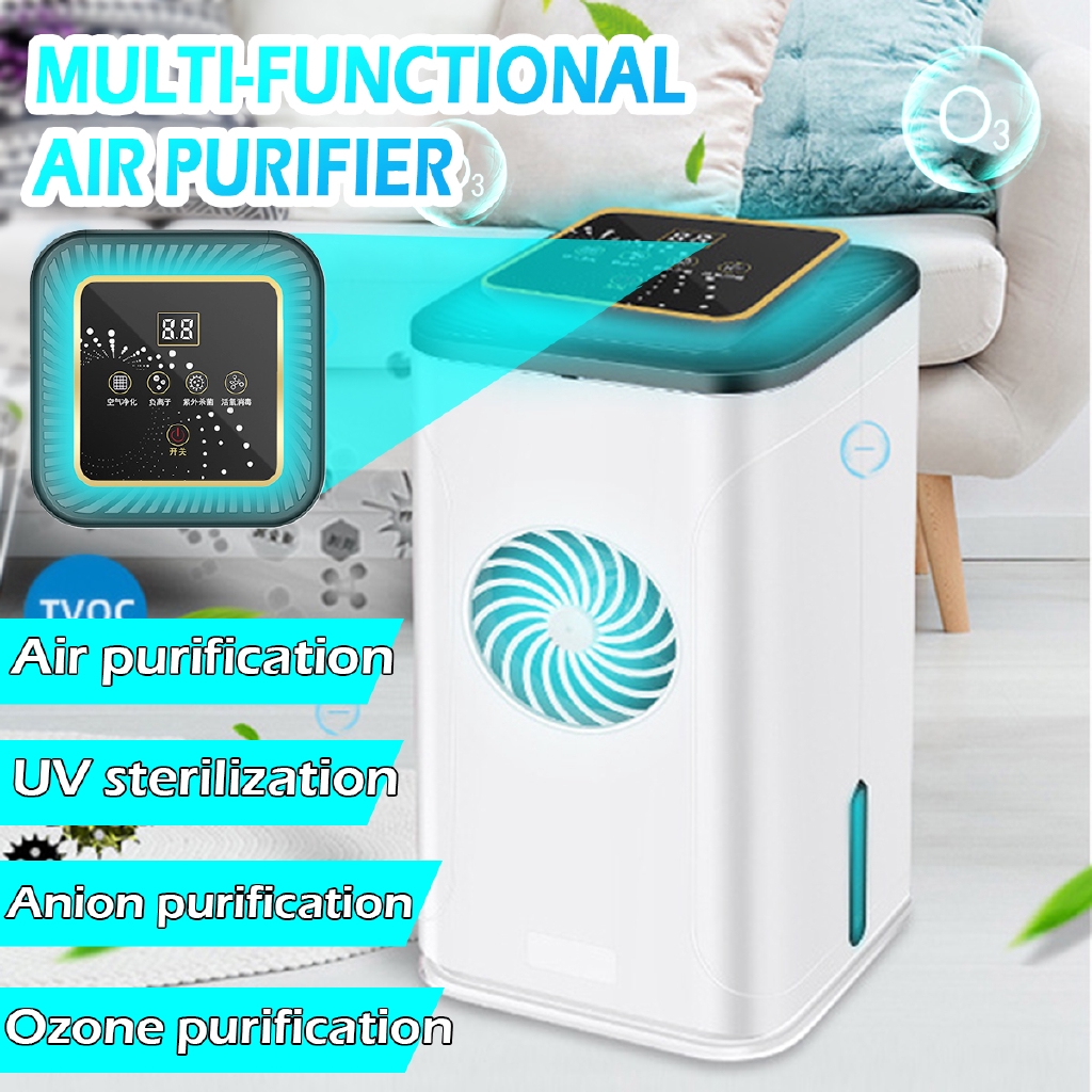4 IN1 Portable UV Air Purifier Ozone Generator purification Anion Air