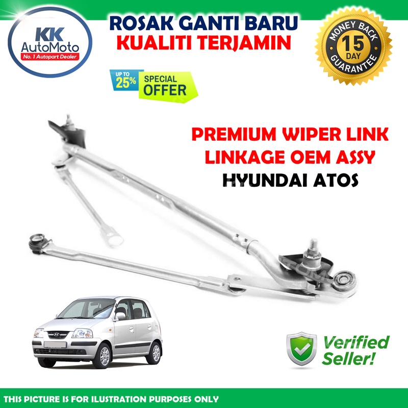 Hyundai Atos 1 Set Premium Wiper Link Linkage OEM Assy Shopee Malaysia