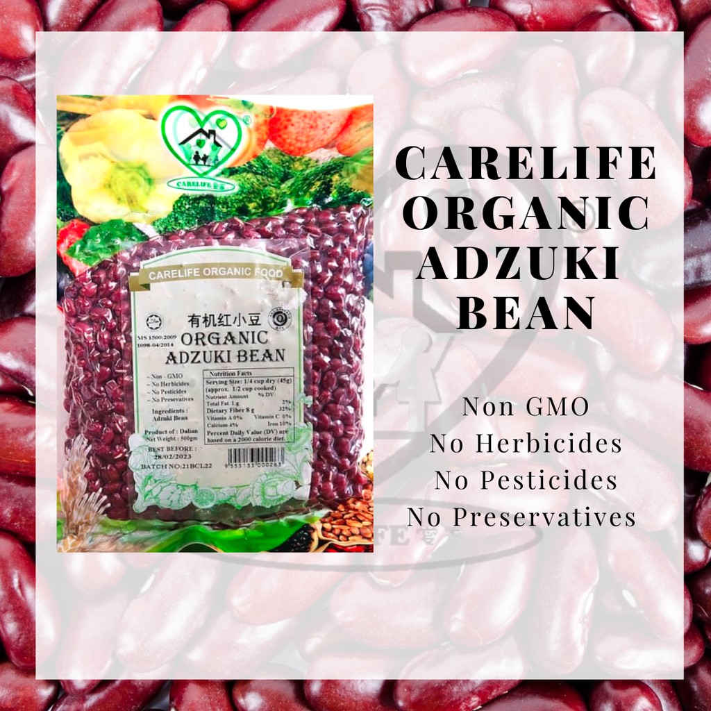 Whole Foods Hiring Day 2023 Carelife) Organic Adzuki Bean 500G 有机红小豆 | Shopee Malaysia
