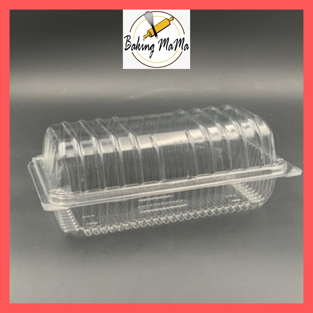 CS13L Swiss Roll Box / Bakery Disposable Clear Food Box Shopee Malaysia