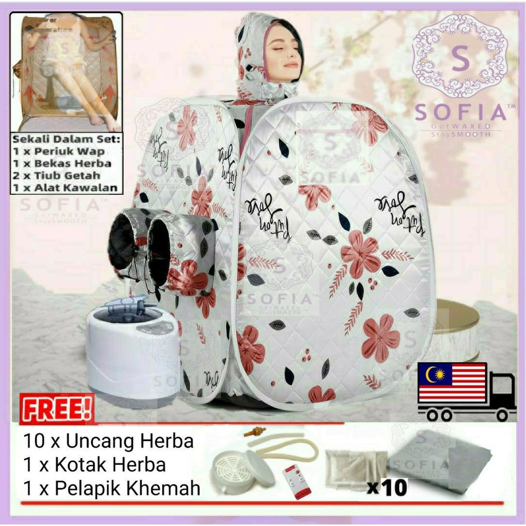[HQ ] SOFIA SAUNA 💃🏻 Complete Set Portable Steam Home Bag Sauna Tent