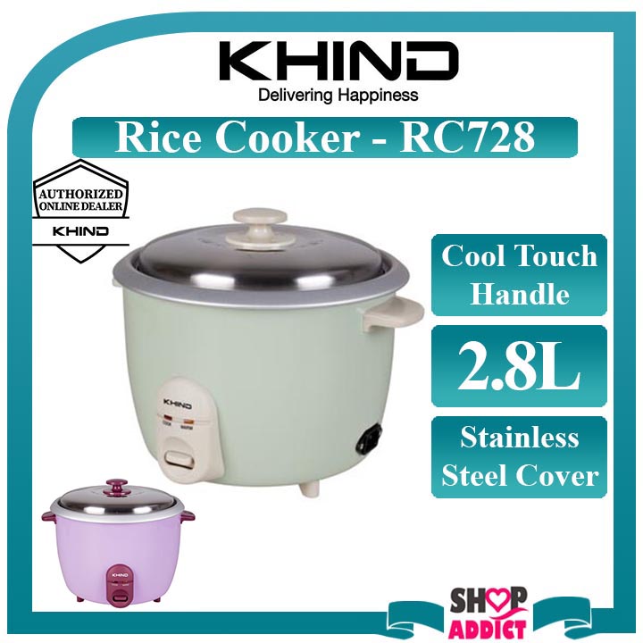 KHIND Electric Rice Cooker RC710 1.0L / RC718 1.8L / RC728 2.8L Periuk