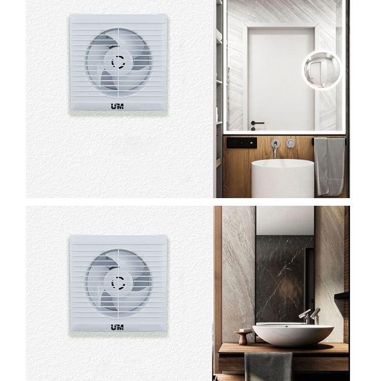 UM 4''6''8 inch bathroom exhaust fan ventilation fan kipas ekzos