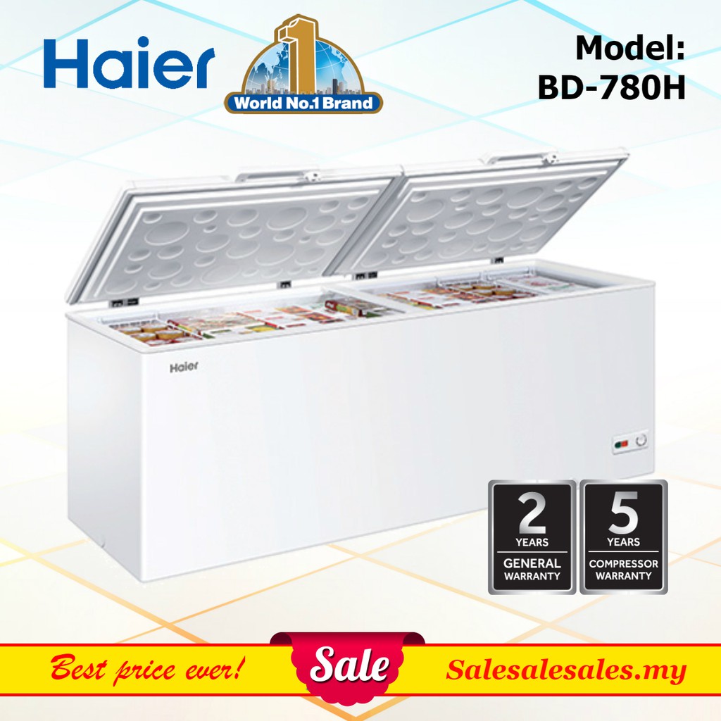 Haier 750L Chest Freezer 719L) BD788HP Dual Function Peti Beku Besar Shopee Malaysia