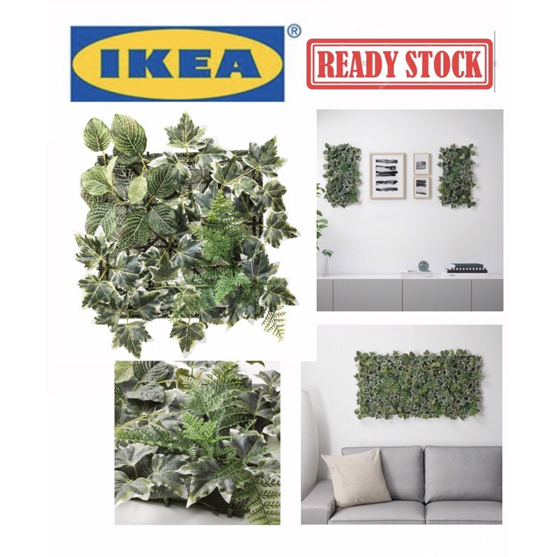 IKEA Fejka artificial plant,wall mounted,in/outdoor,green 26x26cm