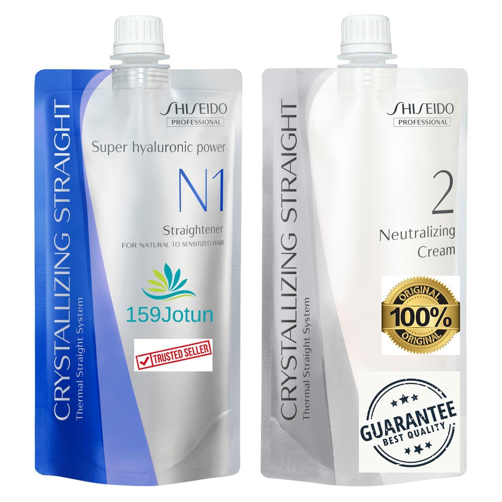 [100 Original] Shiseido Crystallizing Straight Rebonding Cream N1+ N2