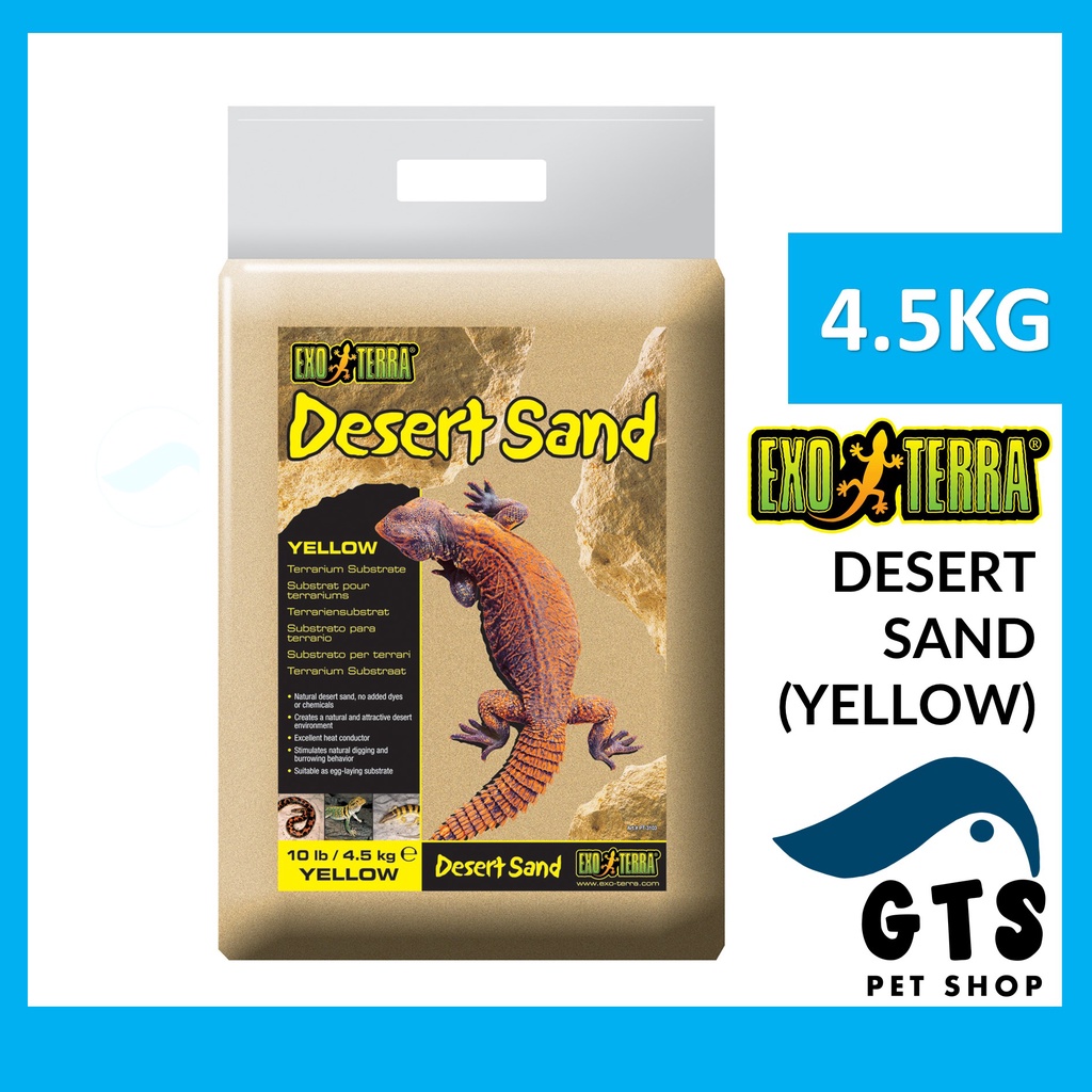 Exo Terra Desert Sand White Stream / Desert Terrarium Substrate 4.5kg