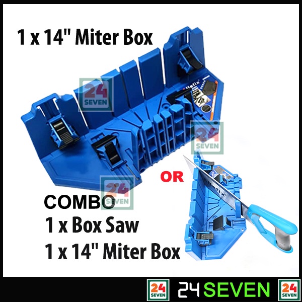 Multifunctional Miter Box 14" With Backsaw Miter Box 45 Degree 90