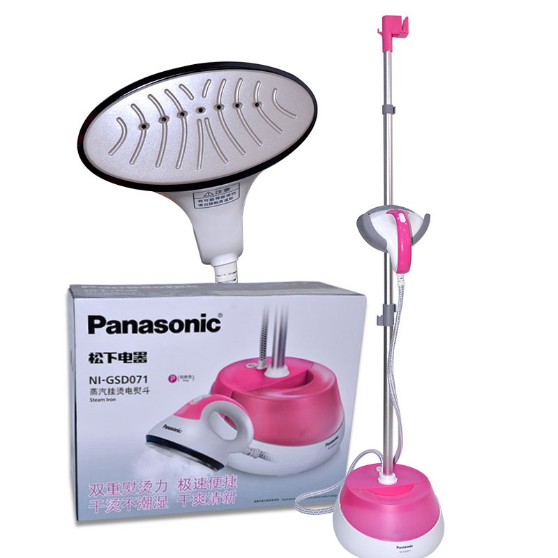 PANASONIC GARMENT STEAMER T SHAPE IRON HEAD STEAM + DRY (PINK)( NI