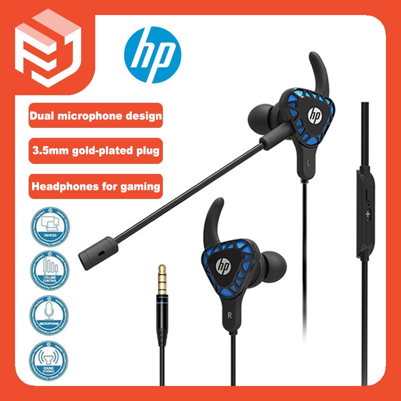 HP H150 InEar Gaming Headset 3.5mm Wired Headset with Detachable