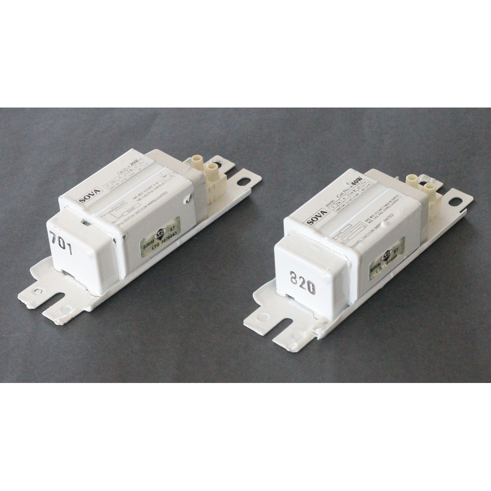 SOVA Fluorescent Lamp Tube Ballast / Choke 20 W and 40 W Shopee Malaysia