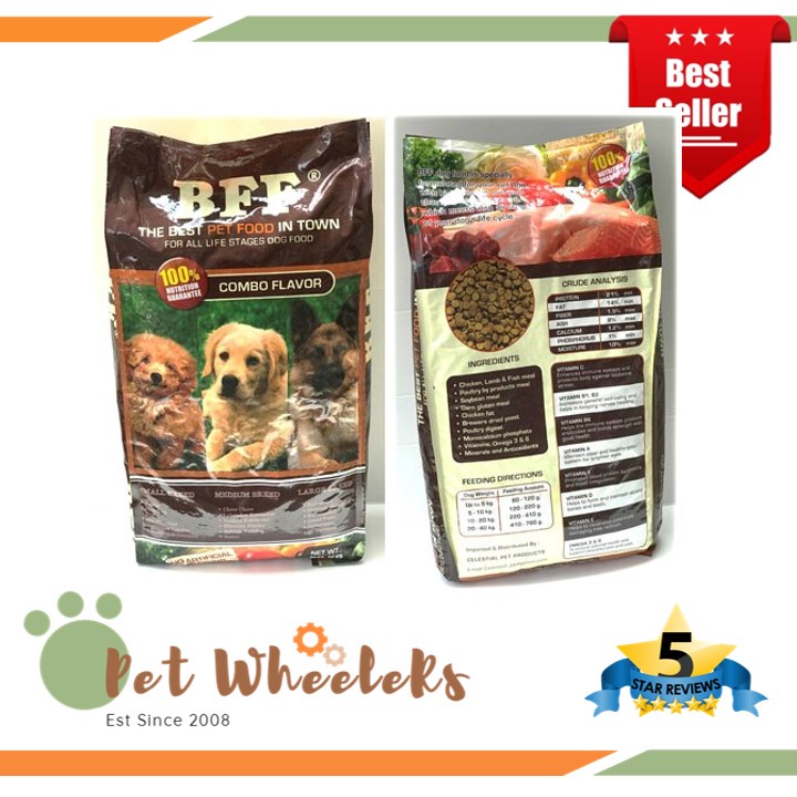 BFF Dog Dry Food Combo Flavor (20kg) Shopee Malaysia