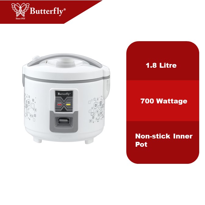Butterfly 1.8L Jar Rice Cooker BRCJ18 Shopee Malaysia