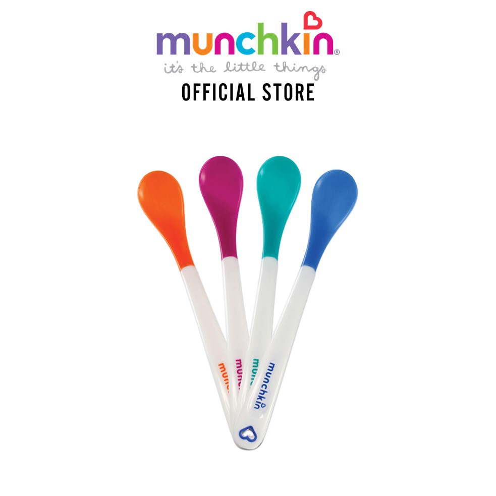 Munchkin White Hot Safety Spoons Plastic (4 Pack) Shopee Malaysia