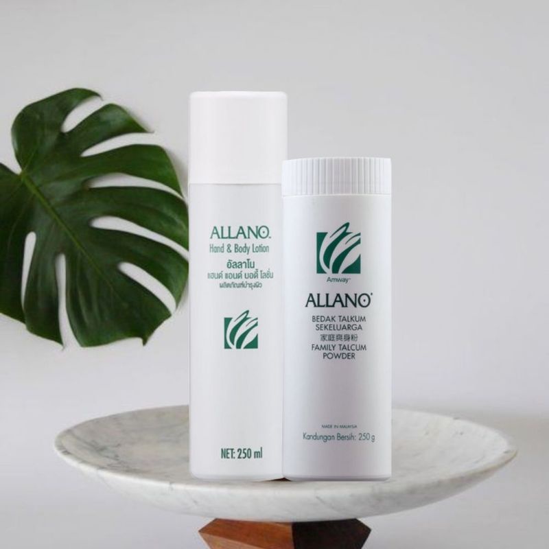 AMWAY ALLANO HAND&BODY LOTION AND TALCUM POWDER Shopee Malaysia