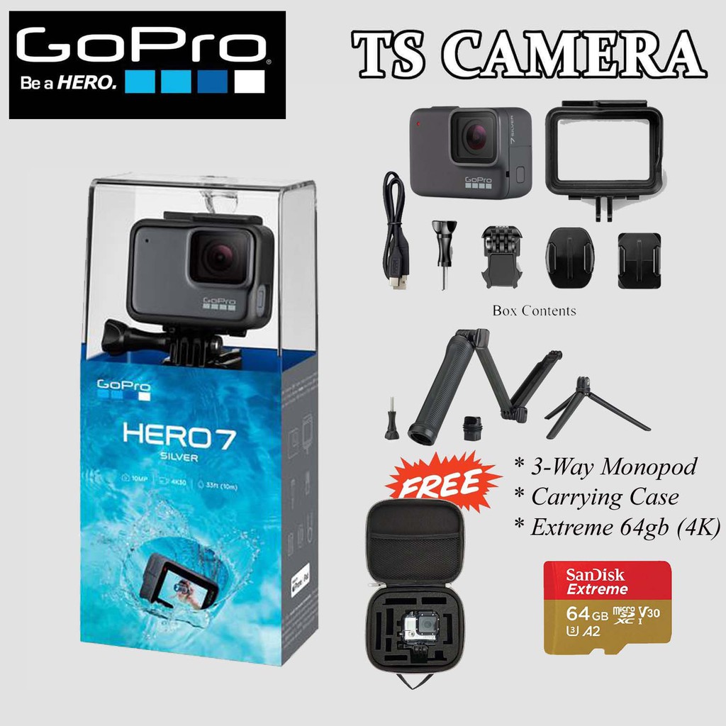 GOPRO HERO 7 SILVER EDITION (OFFICIAL PRODUCT) Shopee Malaysia
