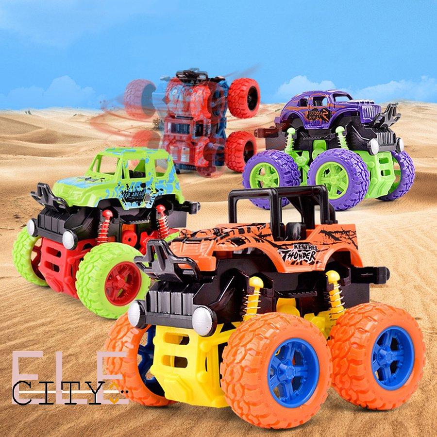 Kids Toys inertia fourwheel drive SUV Car Super Stunts Toys & Chewys