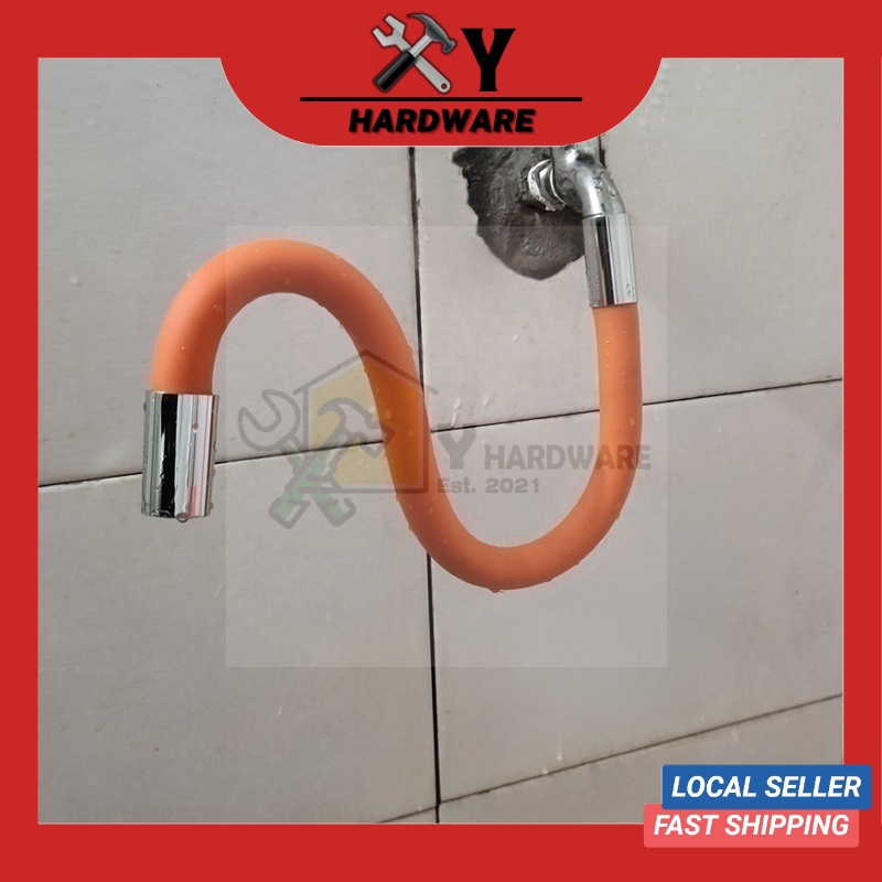 1/2 Inch Flexible Faucet 360 Degree Extension Silicone Hose / Sinki
