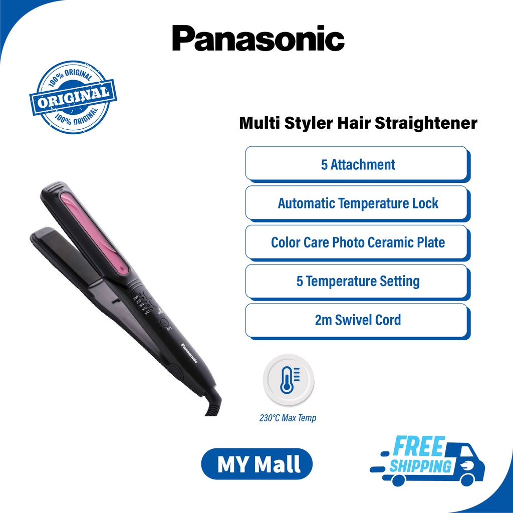 PANASONIC EHHV52 HAIR STRAIGHTENER MULTI STYLER Hair Straightener EH
