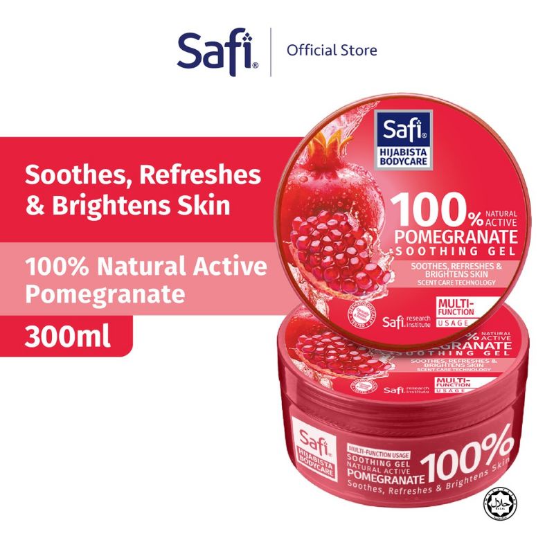 SAFI Hijabista Bodycare Aloe Vera/Pomegranate 300ml Shopee Malaysia
