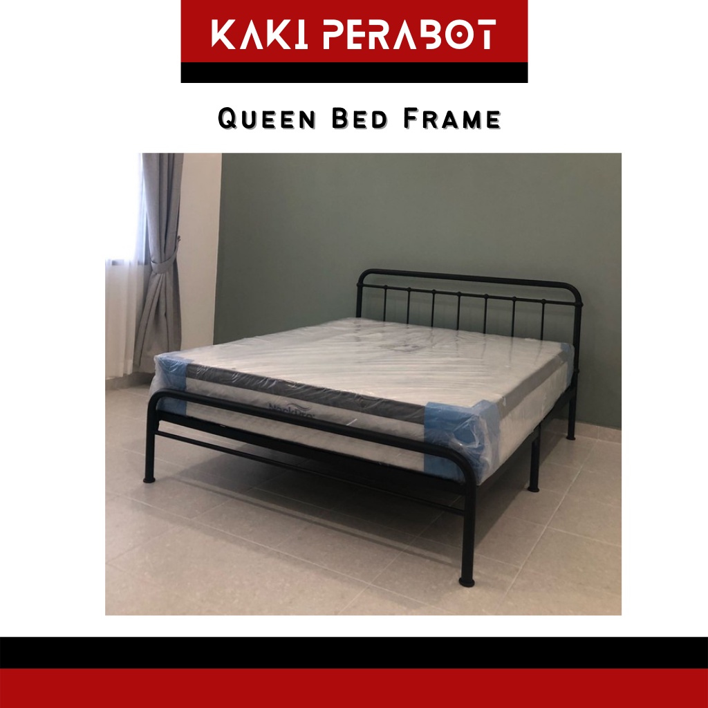 KP Modern Queen Bed Frame/ Bed Frame Queen/ Metal Bed Queen/ Double Bed
