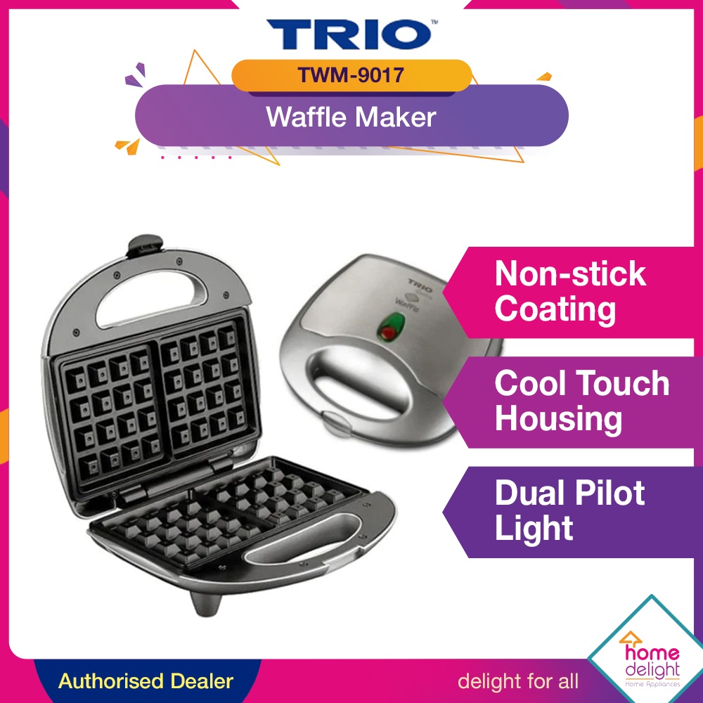 Trio Waffle Maker / Egg Roll Maker [ TWM9017 / TEM204 ] Shopee Malaysia