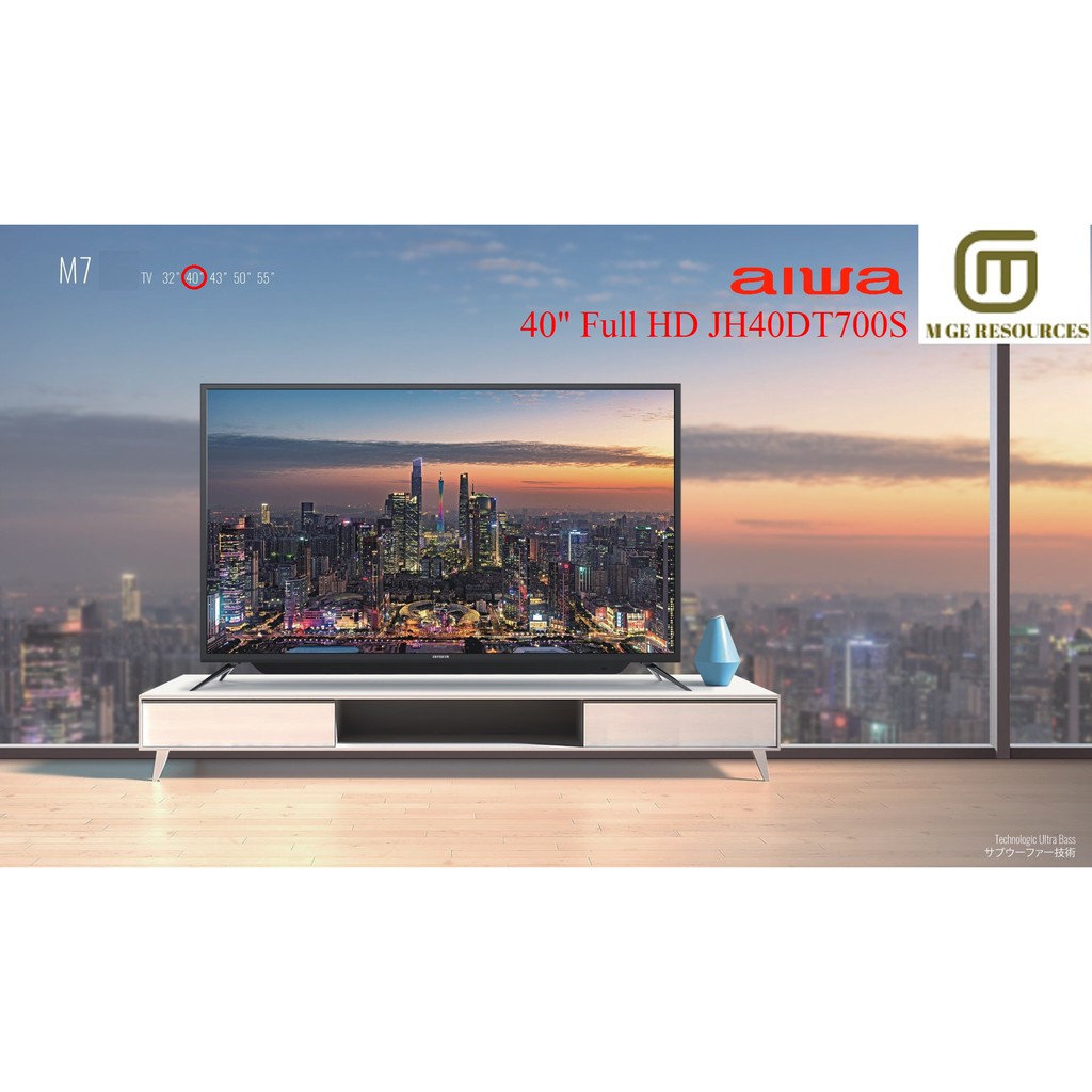 Aiwa 40 Inch Full HD TV JH40DT700S M7 Series (2 Years Local Warranty
